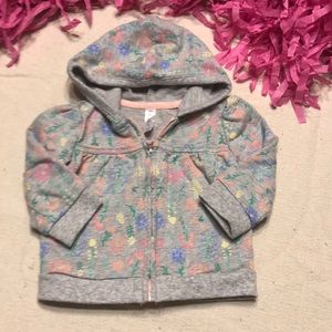Cherokee Floral Sweatshirt 6-9m Girl
